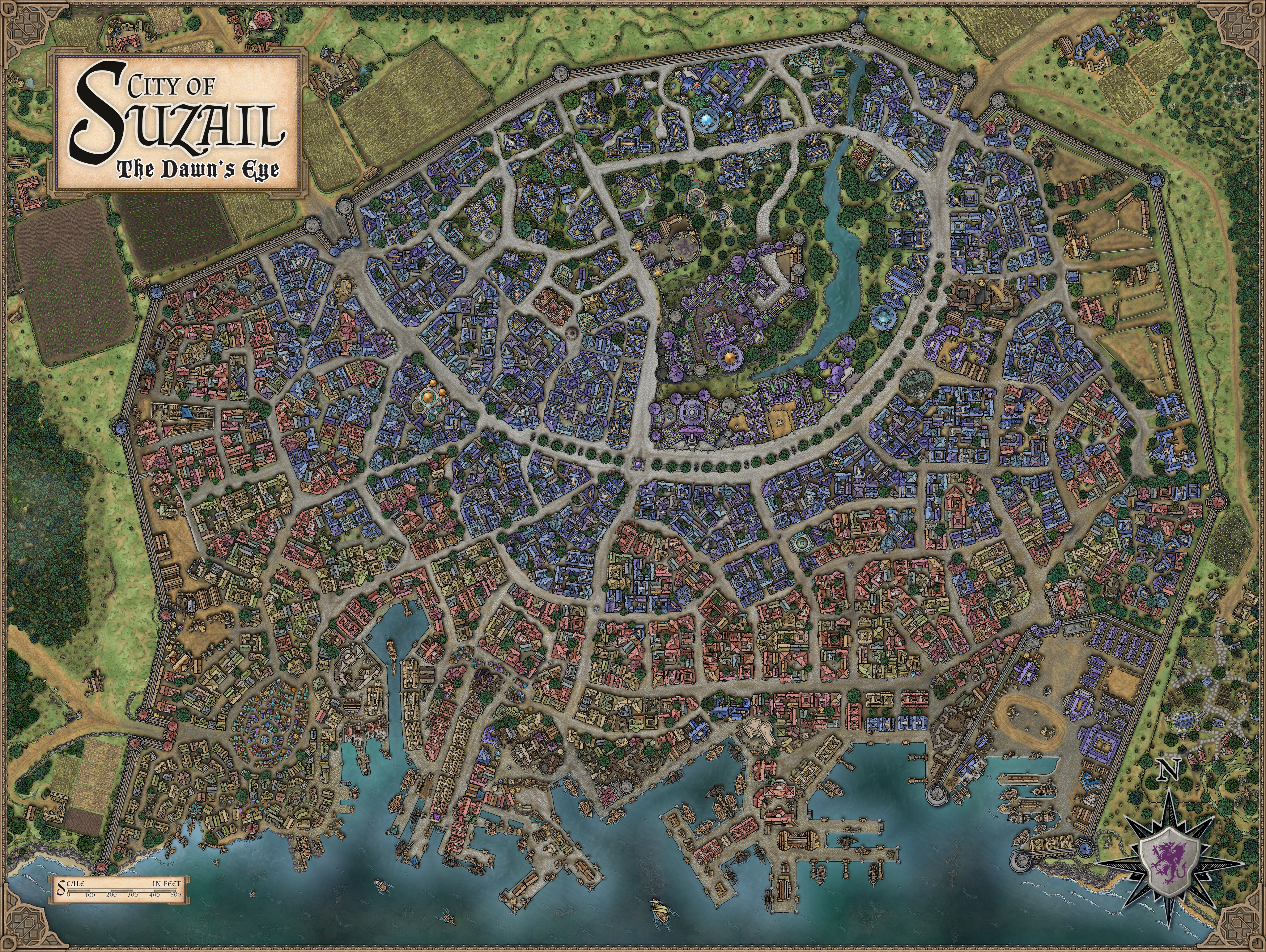 Illustrated map preview of Suzail